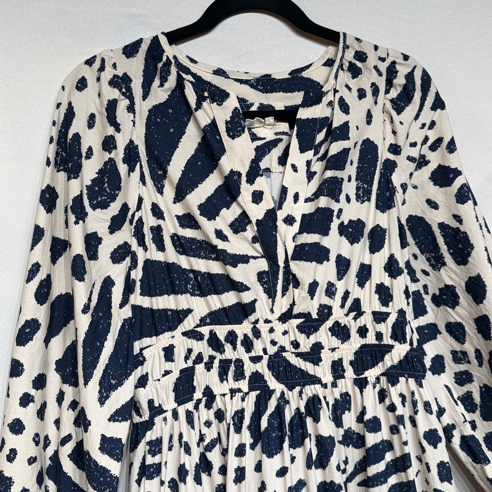 Anthropologie The Somerset Maxi Dress Long-Sleeve Poplin Edition Small Petite - Picture 4 of 11